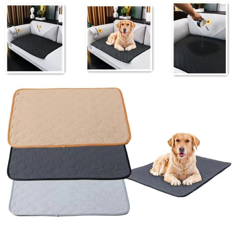 67x50cm Car Pet Injection Pad Waterproof Pad Cat Dog Sofa Waterproof Diapholic Carpet Water Absorbing Pad(Light Grey) - Seat Accessories by PMC Jewellery | Online Shopping South Africa | PMC Jewellery | Buy Now Pay Later Mobicred