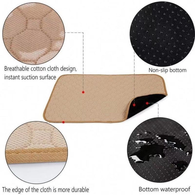 67x50cm Car Pet Injection Pad Waterproof Pad Cat Dog Sofa Waterproof Diapholic Carpet Water Absorbing Pad(Gray) - Seat Accessories by PMC Jewellery | Online Shopping South Africa | PMC Jewellery | Buy Now Pay Later Mobicred