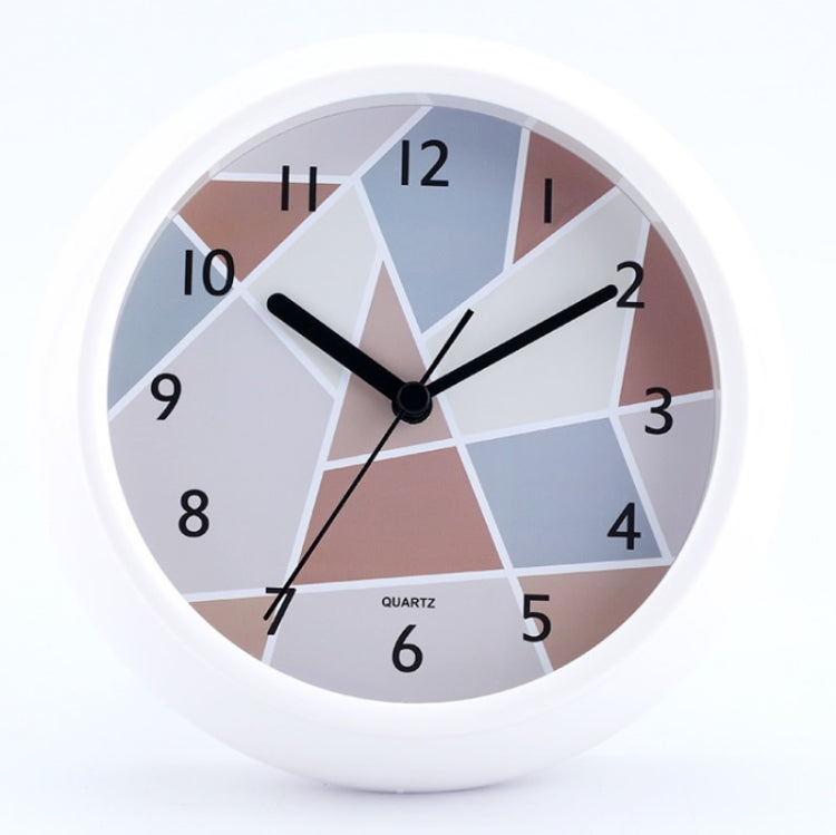 Round Waterproof Wall Clock Kitchen And Bathroom Desktop Clock Ornaments(White) - Wall Clock by PMc TechLife | Online Shopping South Africa | PMc TechLife | Buy Now Pay Later Mobicred