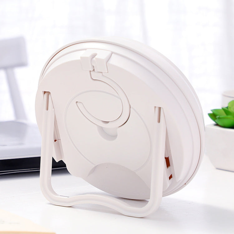 Round Waterproof Wall Clock Kitchen And Bathroom Desktop Clock Ornaments(White) - Wall Clock by PMc TechLife | Online Shopping South Africa | PMc TechLife | Buy Now Pay Later Mobicred