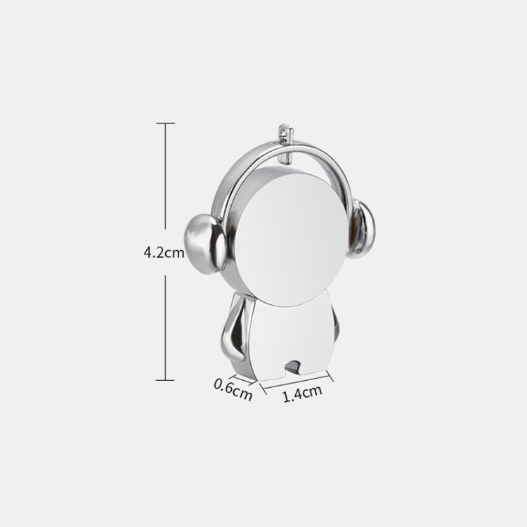Y01 Metal Musician Car Cartoon Style U Disk, Capacity: 32GB(Silver) - USB Flash Drives by PMC TechLife | Online Shopping South Africa | PMC TechLife | Buy Now Pay Later Mobicred
