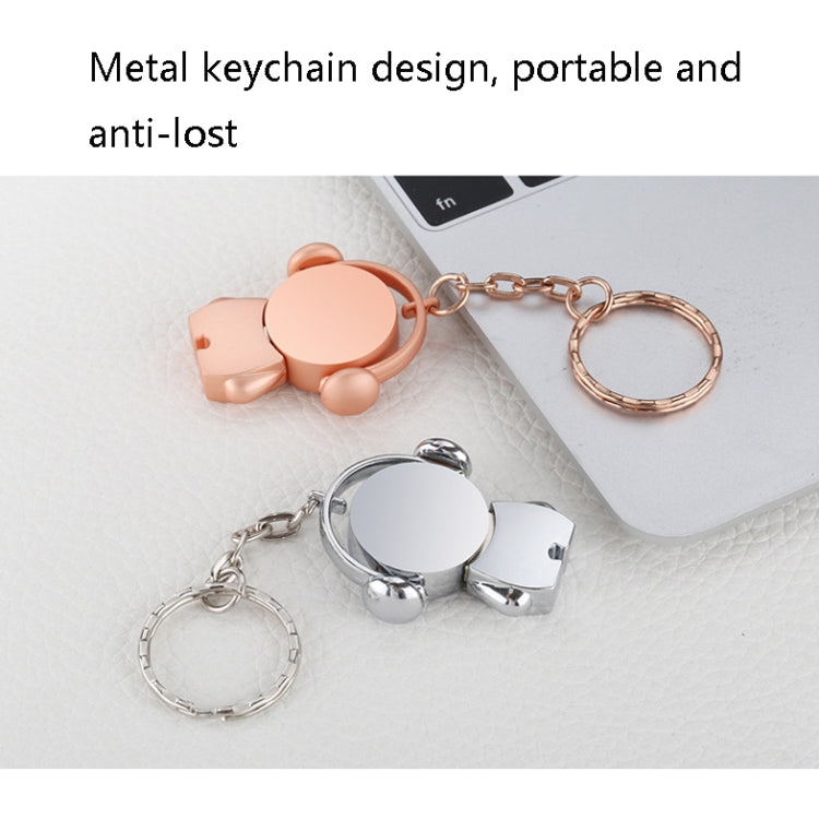 Y01 Metal Musician Car Cartoon Style U Disk, Capacity: 128GB(Silver) - free shipping - PMC Jewellery - Order now!
