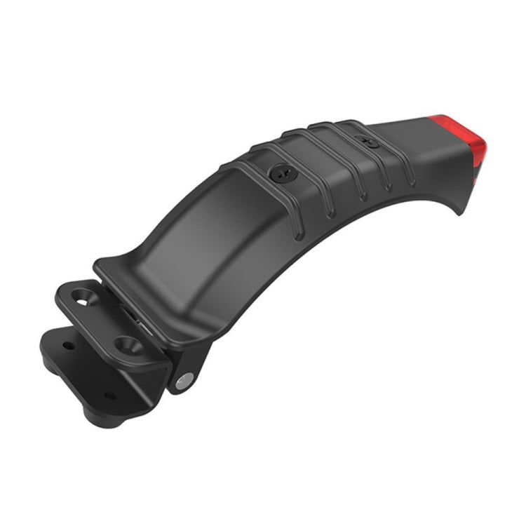 For 5 inch / 5.5 inch / 6.5 inch Electric Scooter Carbon Fiber Aluminum Alloy Rear Fender with LED Tail Light(Black) - Accessories & Parts by PMc TechLife | Online Shopping South Africa | PMc TechLife | Buy Now Pay Later Mobicred