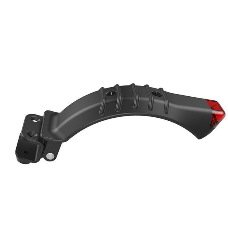 For 5 inch / 5.5 inch / 6.5 inch Electric Scooter Carbon Fiber Aluminum Alloy Rear Fender with LED Tail Light(Black) - Accessories & Parts by PMc TechLife | Online Shopping South Africa | PMc TechLife | Buy Now Pay Later Mobicred