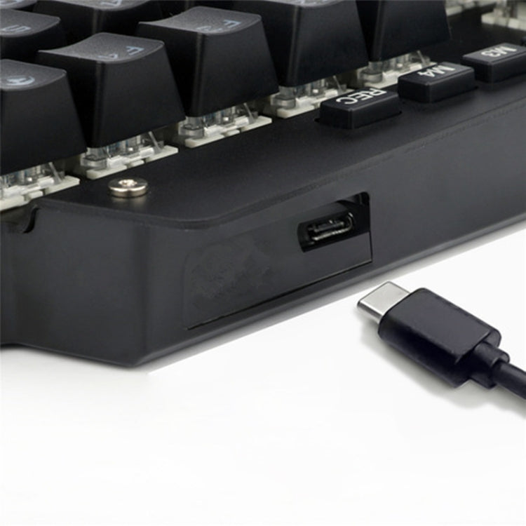 K700 44 Keys RGB Luminous Switchable Axis Gaming One-Handed Keyboard, Cable Length: 1m(Red Shaft) - Wired Keyboard by PMC Jewellery | Online Shopping South Africa | PMC Jewellery | Buy Now Pay Later Mobicred