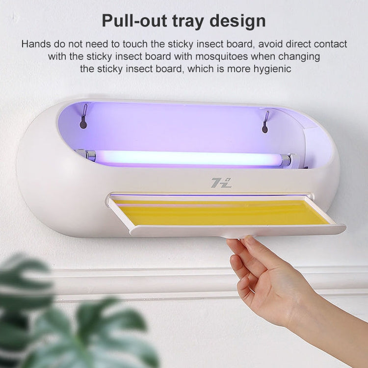 HanZhang Sticky Trap Mosquito Lamp Restaurant Hotel Hanging Electronic Fly Killer CN Plug, Specification: Avocado Green 8W Single Lamp Tube 1 Light Tube - Repellents by PMC TechLife | Online Shopping South Africa | PMC TechLife | Buy Now Pay Later Mobicred