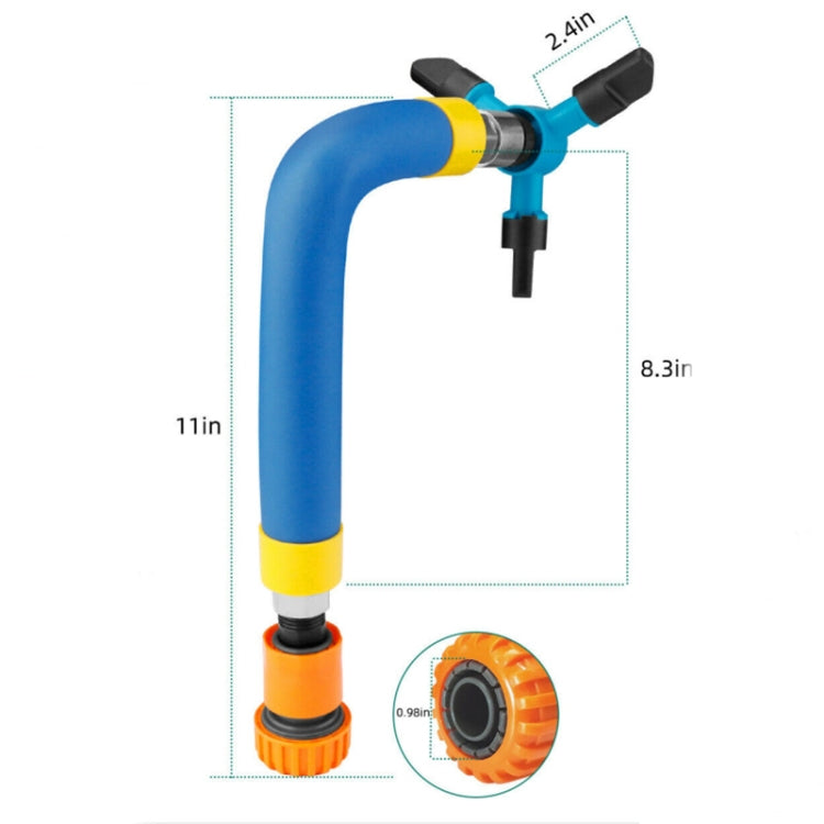 Trampoline 360 Degree Automatic Rotating Sprinkler Gardening Water Toy,Size: Small (Blue) - free shipping - PMc TechLife - Order now!