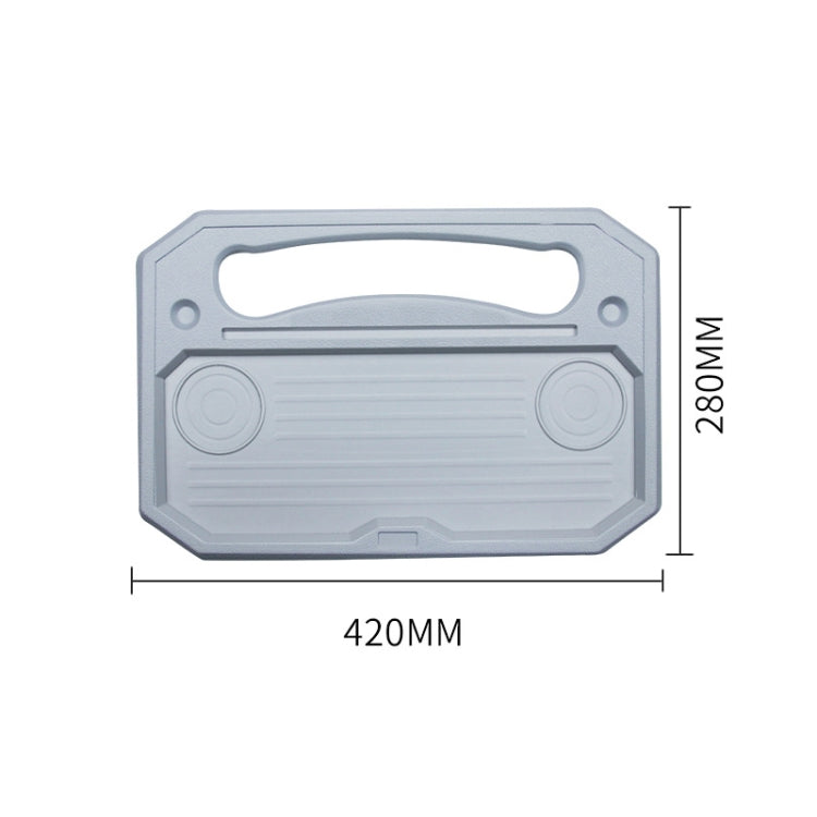 Car Multi-Purpose Steering Wheel Card Table Car Computer Bracket Chair Back Bracket Small Table Shelf Rack(Upgrade Black) - Car Drink Holders by null | Online Shopping South Africa | PMC Jewellery | Buy Now Pay Later Mobicred