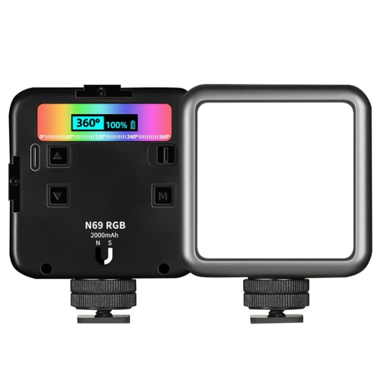 N69 2500-9000K+RGB Camera Fill Light Small Full Color Photography Light Portable Handheld Night Light LED Pocket Light -  by PMC TechLife | Online Shopping South Africa | PMC TechLife | Buy Now Pay Later Mobicred