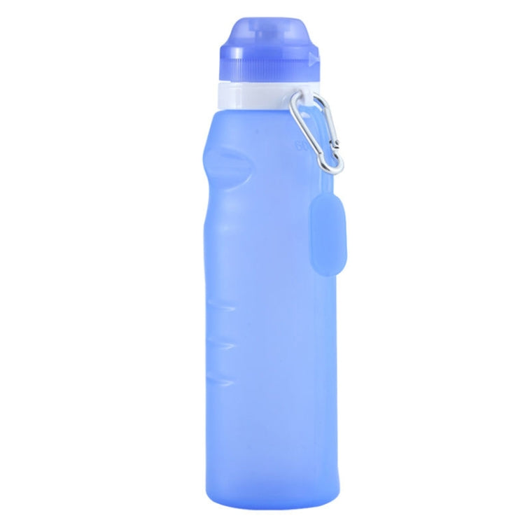 XC-282 600ml Silicone Folding Cup Out Camping Cycling Sports Kettle(Blue) - Kettles by PMC TechLife | Online Shopping South Africa | PMC TechLife | Buy Now Pay Later Mobicred