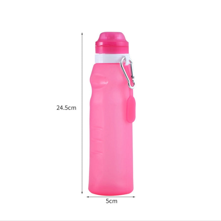 XC-282 600ml Silicone Folding Cup Out Camping Cycling Sports Kettle(Grapefruit Color) - Kettles by PMC TechLife | Online Shopping South Africa | PMC TechLife | Buy Now Pay Later Mobicred