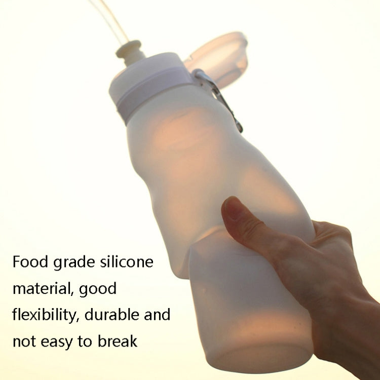 XC-282 600ml Silicone Folding Cup Out Camping Cycling Sports Kettle(Blue) - Kettles by PMC TechLife | Online Shopping South Africa | PMC TechLife | Buy Now Pay Later Mobicred