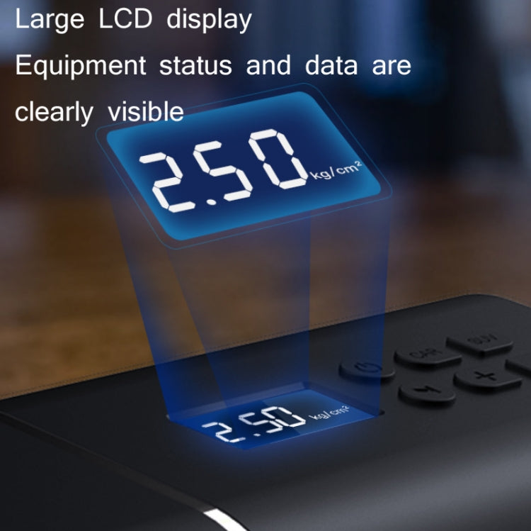 YANTU A31 Car Smart Digital Display Air Pump Electric Portable Tire Pump, Specification��� Wireless Version Black - free shipping - PMC TechLife - Order now!