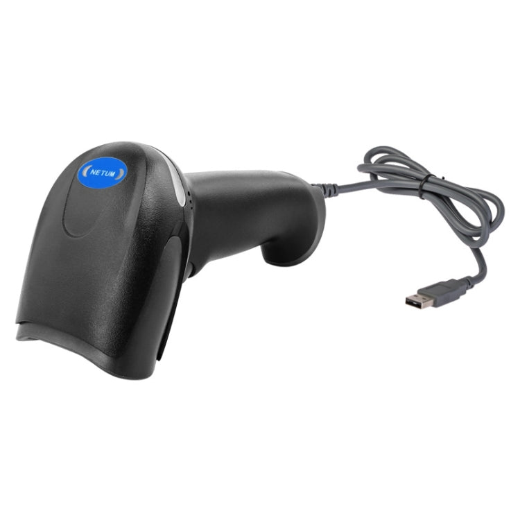 NETUM F20 Anti-Slip And Anti-Vibration Barcode Scanner, Model: Wired Red Light - free shipping - PMC Jewellery - Order now!