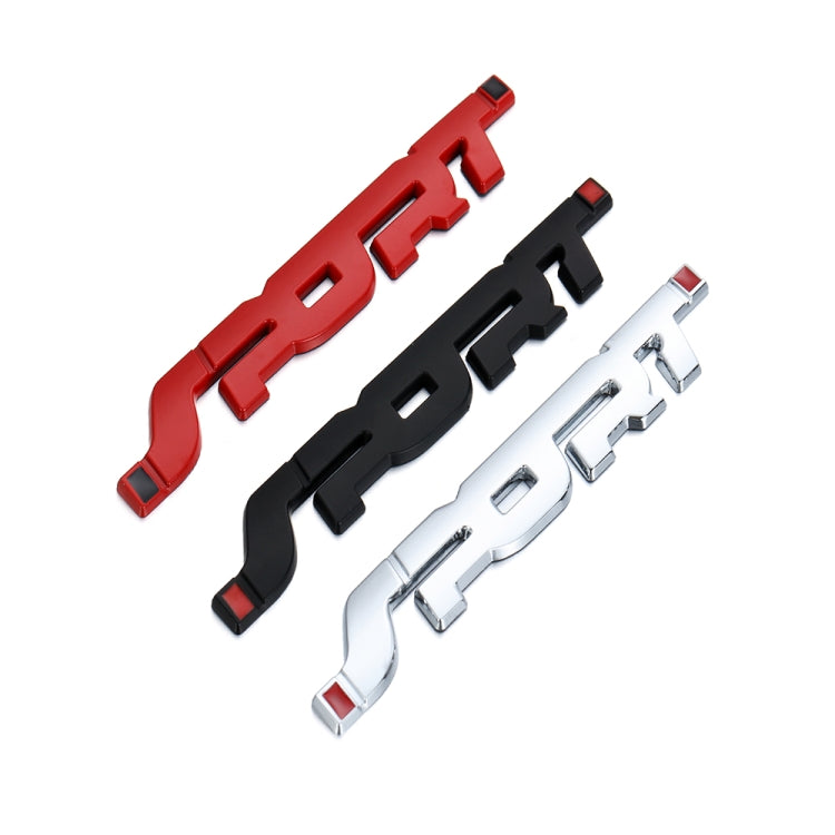 6 PCS  Metal 3D Stereo Car Sticker Modified Sport Tail Sticker Body Sticker(Red) - 3D Creative Stickers by PMC TechLife | Online Shopping South Africa | PMC TechLife | Buy Now Pay Later Mobicred