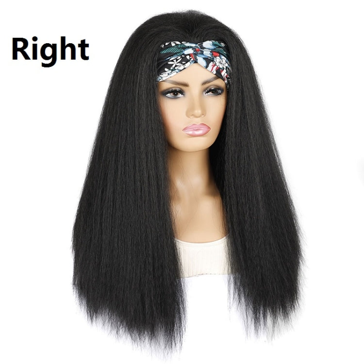 Turban Headband Corn Beard Long Hair Wig Headgear, Color Classification: Flowers 1B # E - free shipping - PMC TechLife - Order now!