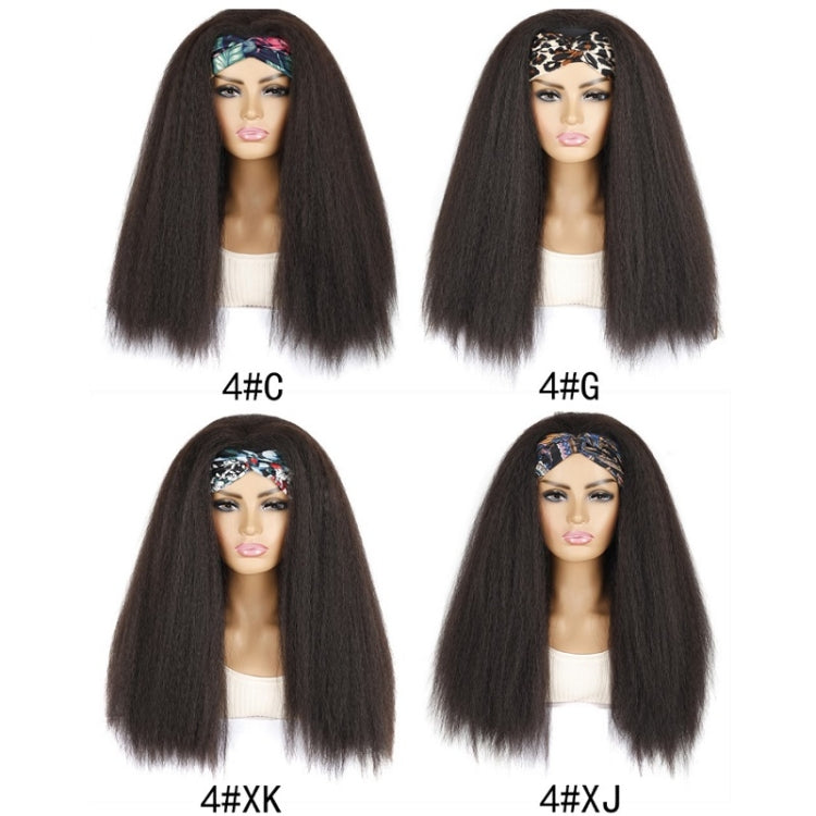 Turban Headband Corn Beard Long Hair Wig Headgear, Color Classification: 4 # XK - free shipping - PMC TechLife - Order now!