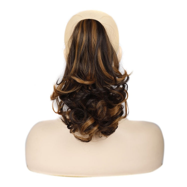 Women Curly Hair Short Ponytail Wig With Shark Clip(4AH27A #) - free shipping - PMC TechLife - Order now!