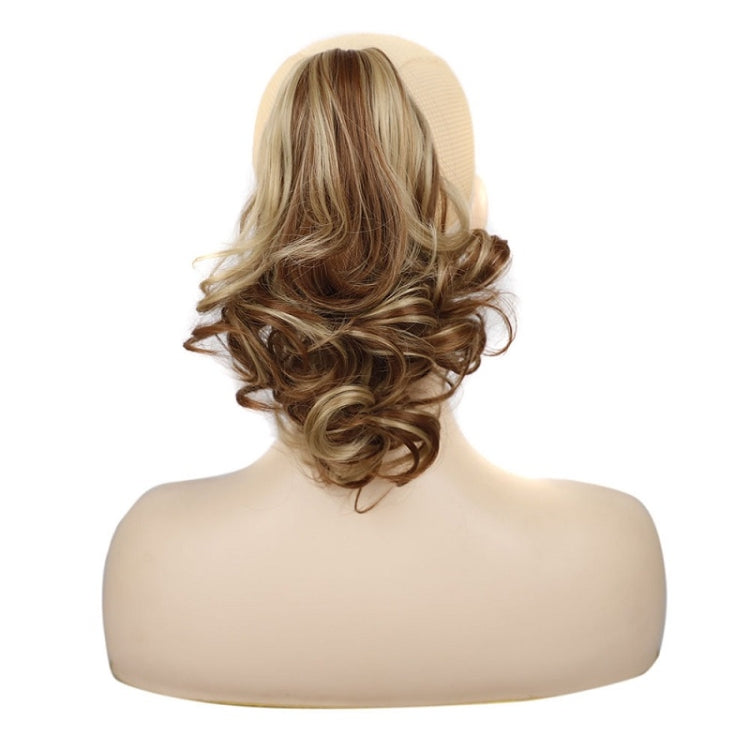 Women Curly Hair Short Ponytail Wig With Shark Clip(12H24 #) - free shipping - PMC TechLife - Order now!