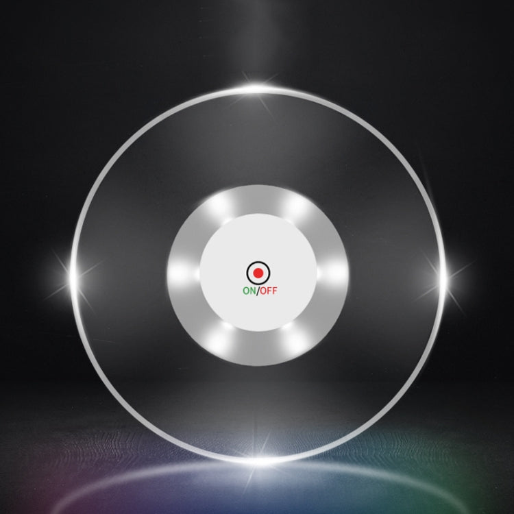 LED Flashing Coaster Bar KTV Cocktail Base Light Luminous Coaster(Upgrade Anti-slip Round White Light) - Insulation by PMc TechLife | Online Shopping South Africa | PMc TechLife | Buy Now Pay Later Mobicred