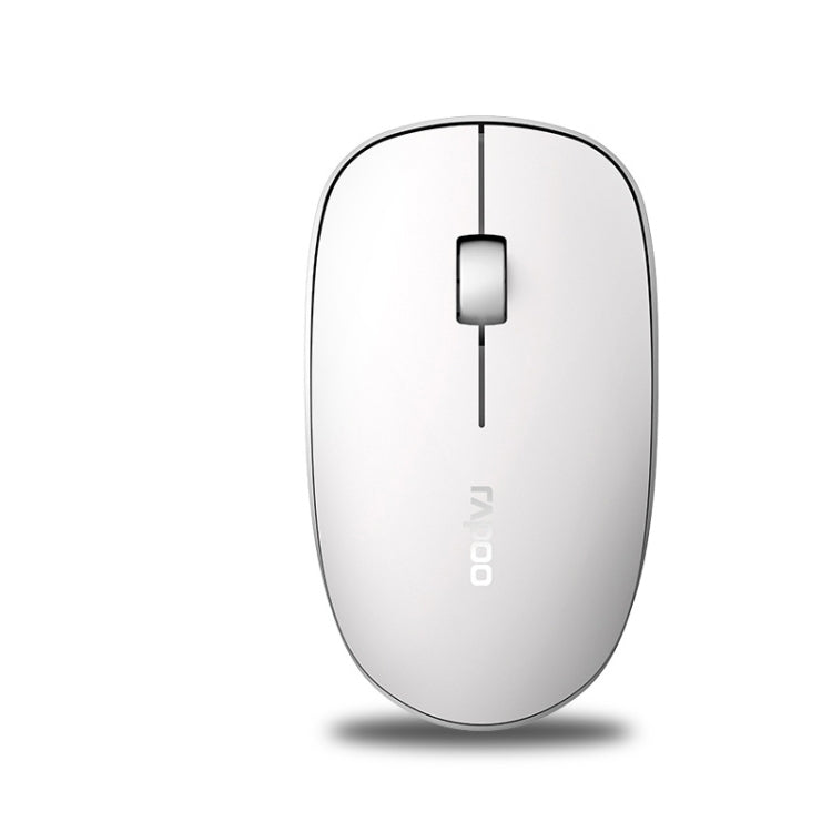 Rapoo M200G 1300 DPI 3 Keys Silent Wireless Mouse(White) - free shipping - PMC Jewellery - Order now!