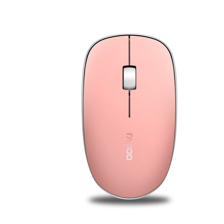 Rapoo M200G 1300 DPI 3 Keys Silent Wireless Mouse(Pink) - free shipping - PMC Jewellery - Order now!