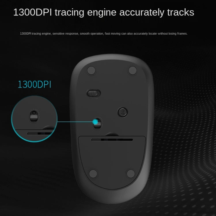 Rapoo M200G 1300 DPI 3 Keys Silent Wireless Mouse(Blue) - free shipping - PMC Jewellery - Order now!
