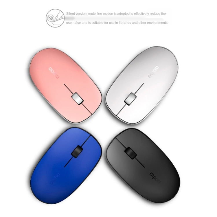 Rapoo M200G 1300 DPI 3 Keys Silent Wireless Mouse(White) - free shipping - PMC Jewellery - Order now!
