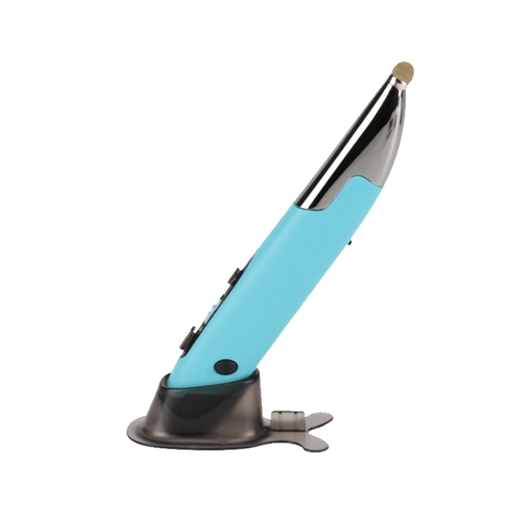 PR-A19 2.4GHz Wireless Charging Bluetooth Mouse Pen Type Shining Quiet Mouse(Blue) - free shipping - PMC Jewellery - Order now!