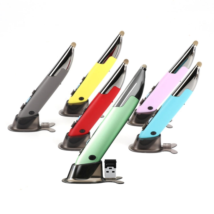 PR-A19 2.4GHz Wireless Charging Bluetooth Mouse Pen Type Shining Quiet Mouse(Yellow) - free shipping - PMC Jewellery - Order now!