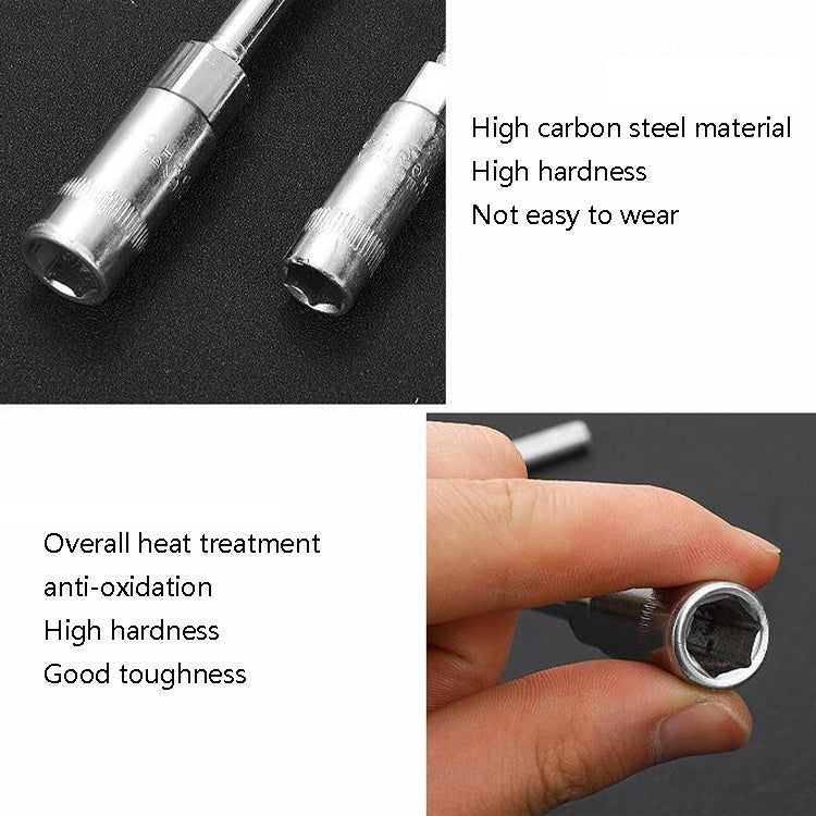 T-Wrench Car Assembly Repair Sleeve Wrench Hexagon Lengthening Socket, Specification: 9mm - Hand Tool Sets by PMC TechLife | Online Shopping South Africa | PMC TechLife | Buy Now Pay Later Mobicred