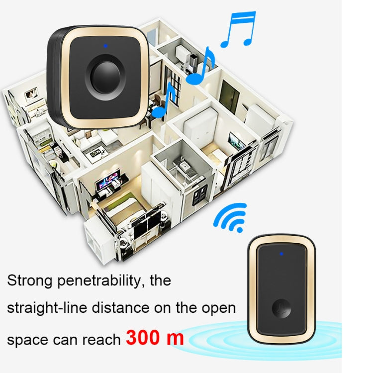 CACAZI A58 1 For 1 Smart Wireless Doorbell without Battery, Plug:EU Plug(Silver) - free shipping - PMC TechLife - Order now!