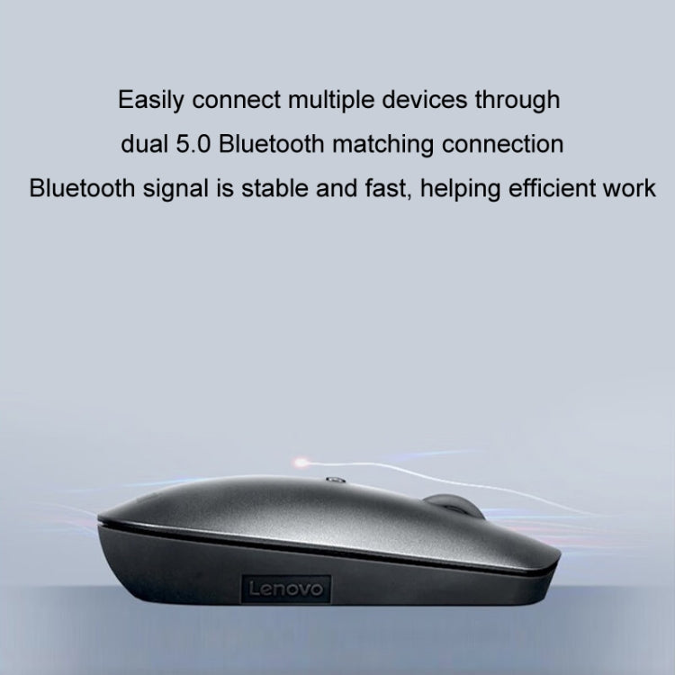 Lenovo ThinkBook Dual Bluetooth 5.0 Wireless Mouse Compact Portable Ultra Slim Office Mouse - free shipping - PMC Jewellery - Order now!