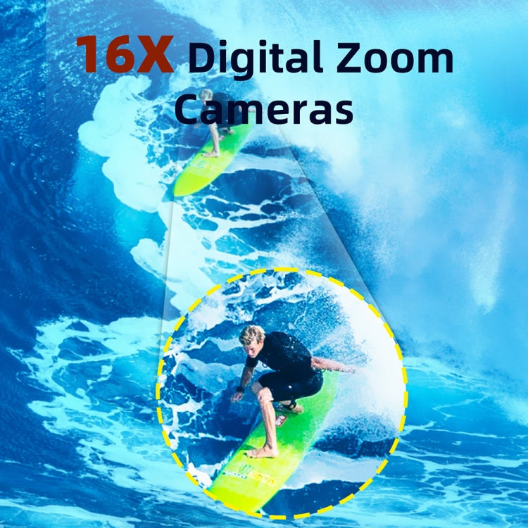WDC901 3.5m Waterproof 48MP HD Dual Screen Outdoor Sports Digital Camera UK Plug(Blue) - Children Cameras by PMC TechLife | Online Shopping South Africa | PMC TechLife | Buy Now Pay Later Mobicred