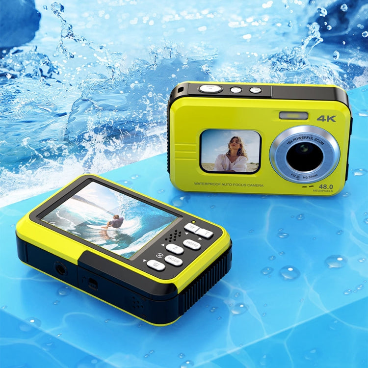 WDC901 3.5m Waterproof 48MP HD Dual Screen Outdoor Sports Digital Camera US Plug(Blue) - Children Cameras by PMC TechLife | Online Shopping South Africa | PMC TechLife | Buy Now Pay Later Mobicred