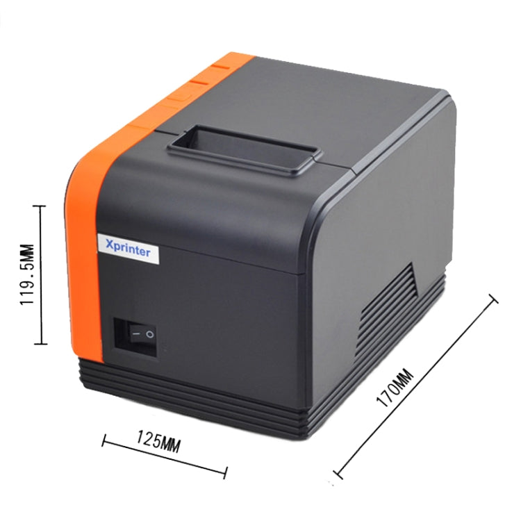 Xprinter XP-T58L 58mm Supermarket Cashier Receipt Thermal Printer, Spec: Parallel Port(UK Plug) - Receipt Printers by Xprinter | Online Shopping South Africa | PMC TechLife | Buy Now Pay Later Mobicred