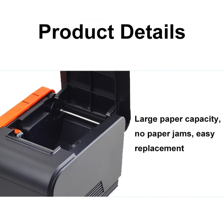 Xprinter XP-T58L 58mm Supermarket Cashier Receipt Thermal Printer, Spec: Parallel Port(UK Plug) - Receipt Printers by Xprinter | Online Shopping South Africa | PMC TechLife | Buy Now Pay Later Mobicred