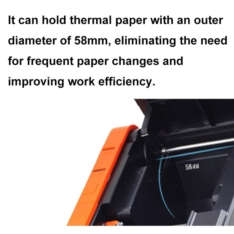 Xprinter XP-T58L 58mm Supermarket Cashier Receipt Thermal Printer, Spec: USB Port(US Plug) - free shipping - PMC TechLife - Order now!