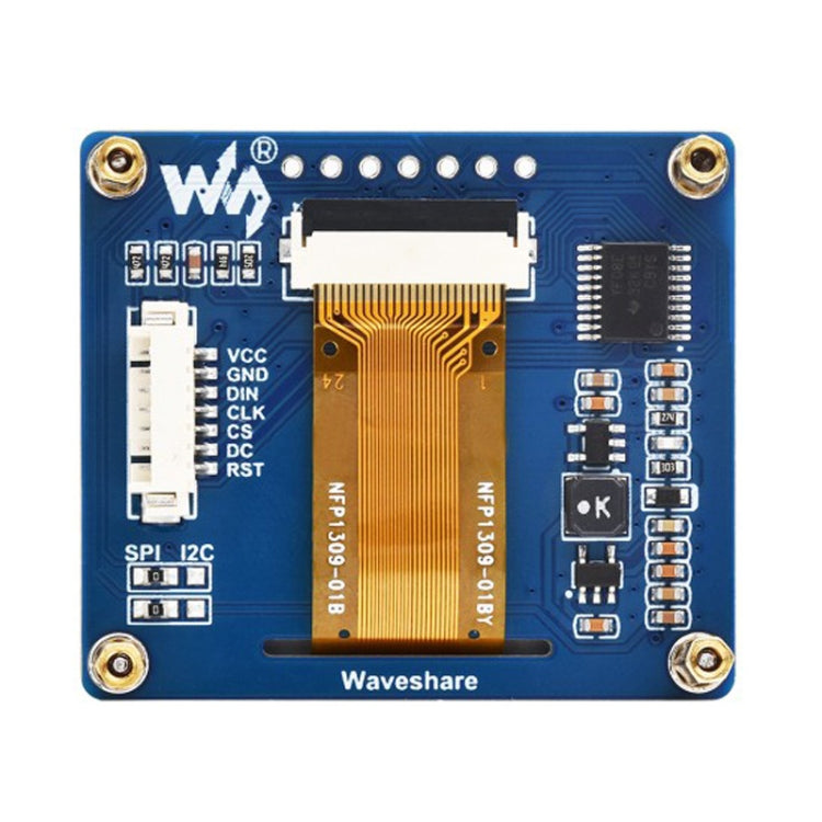 Waveshare 1.54 Inch OLED Display Module, 128��64 Resolution, SPI / I2C Communication(White) - free shipping - PMC TechLife - Order now!
