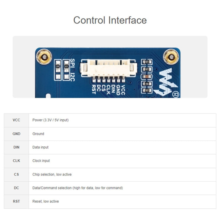 Waveshare 1.54 Inch OLED Display Module, 128��64 Resolution, SPI / I2C Communication(White) - free shipping - PMC TechLife - Order now!