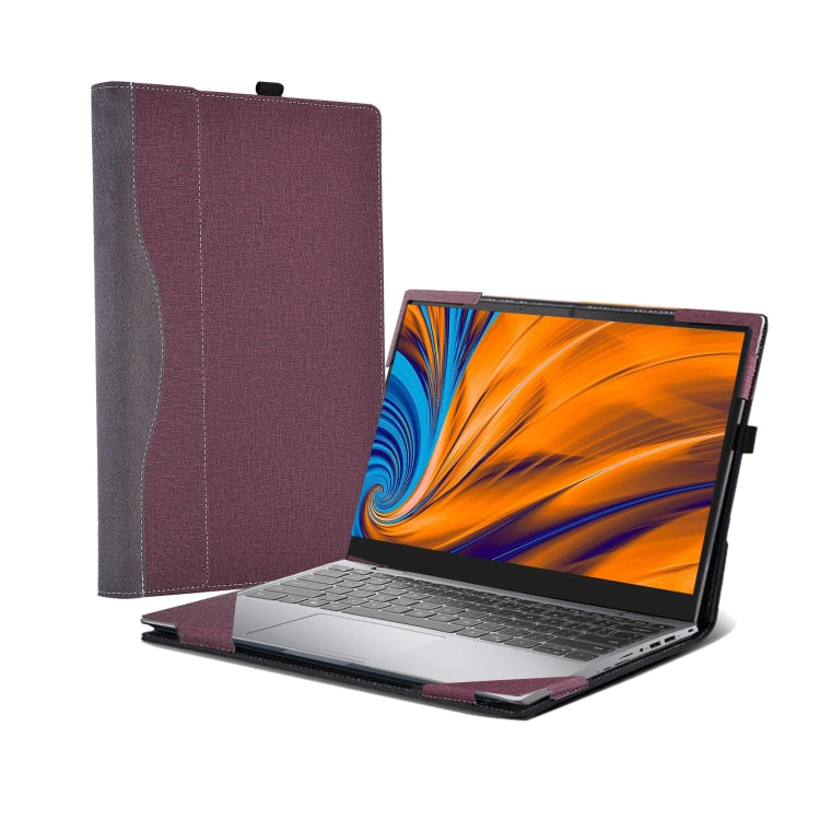 For Samsung Galaxy Book 3 Pro 360 16 Inch Leather Laptop Anti-Fall Protective Case(Dark Blue) - 15.6 - 17 inch by PMC TechLife | Online Shopping South Africa | PMC TechLife