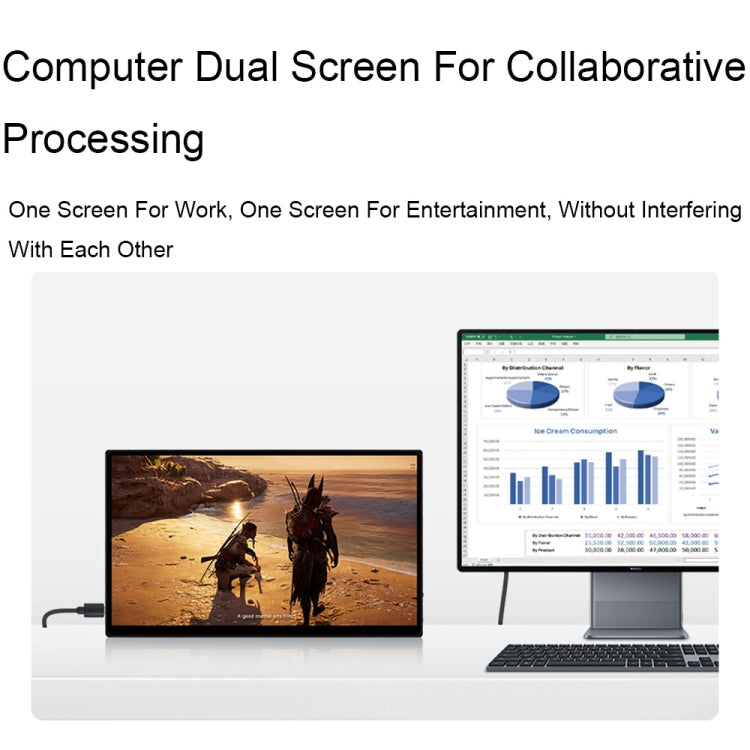 Waveshare 13.3 Inch 2K 2560×1440 HDMI/Type-C Display Interface AMOLED Touch Display(US Plug) - free shipping - PMC Jewellery - Order now!