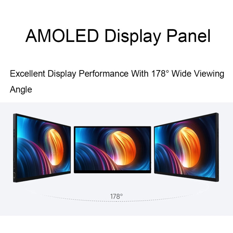 Waveshare 13.3 Inch 2K 2560×1440 HDMI/Type-C Display Interface AMOLED Touch Display(US Plug) - free shipping - PMC Jewellery - Order now!