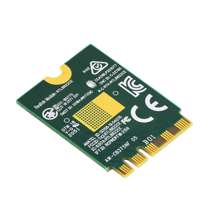 Waveshare 24780 AW-CB375NF 2.4G/5GHz Dual-Band WiFi 5 Wireless NIC, RTL8822CE-CG Core, Supports BLE - free shipping - PMC Jewellery - Order now!
