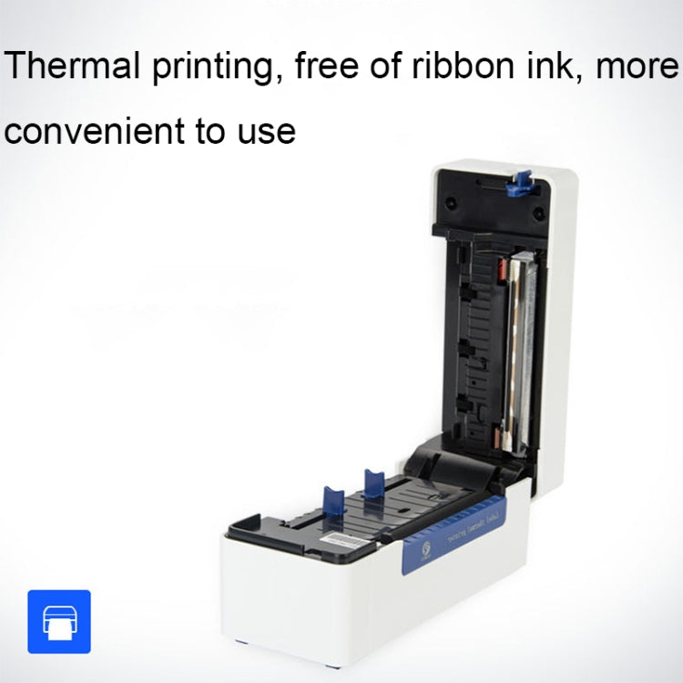 QIRUI 104mm Express Order Printer Thermal Self-adhesive Label Printer, Style:QR-488BT(UK Plug) - Receipt Printers by PMC TechLife | Online Shopping South Africa | PMC TechLife | Buy Now Pay Later Mobicred