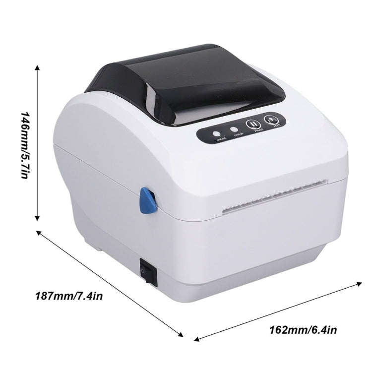 Xprinter XP-320B 80mm Thermal Barcode Supermarket Cashier Label Printer, Spec: USB+Bluetooth(US Plug) - free shipping - PMC TechLife - Order now!