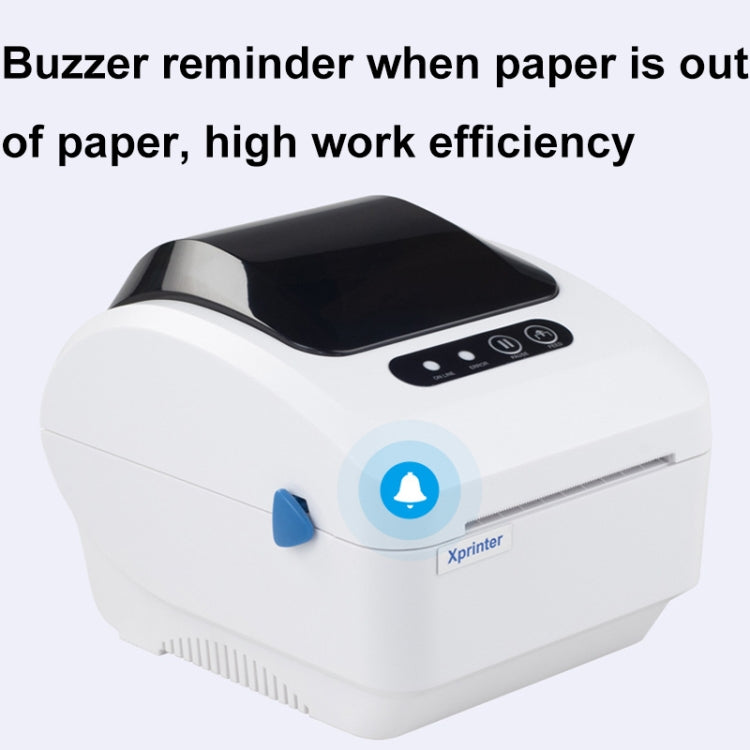Xprinter XP-320B 80mm Thermal Barcode Supermarket Cashier Label Printer, Spec: USB(UK Plug) - free shipping - PMC TechLife - Order now!