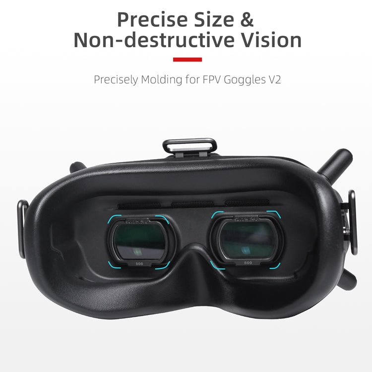Sunnylife FV-Q9334 2 PCS Myopia Lens Nearsighted Corrective Aspherical Lens for DJI FPV Goggles V2, Colour: 600 Degree - Lens Accessories by Sunnylife | Online Shopping South Africa | PMC TechLife | Buy Now Pay Later Mobicred