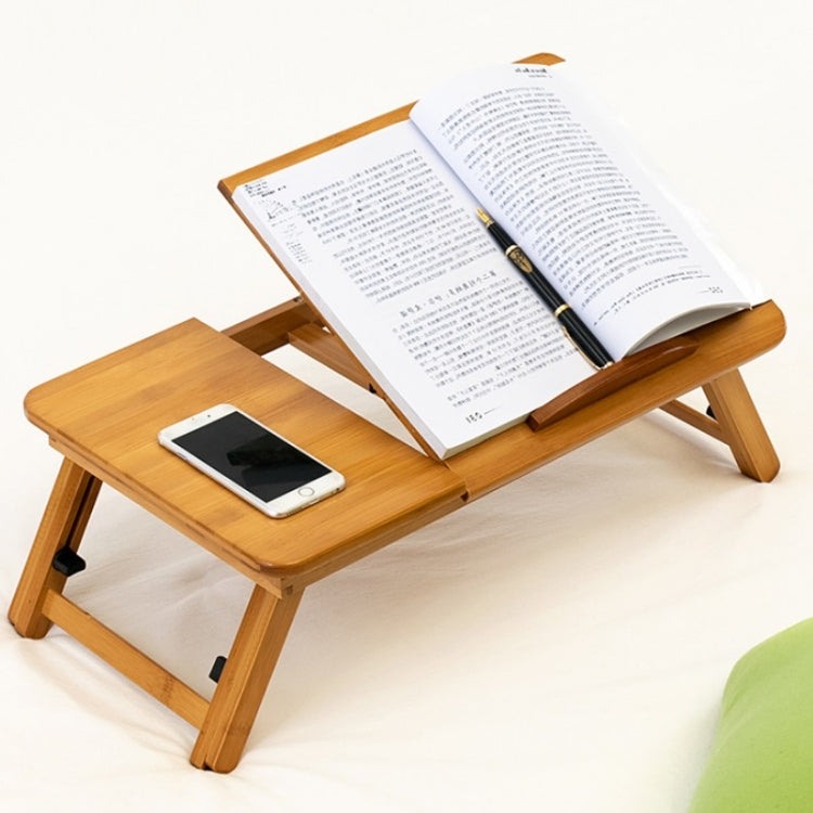 741ZDDNZ Bed Use Folding Height Adjustable Laptop Desk Dormitory Study Desk, Specification: Small 56cm - Laptop Stand by PMC Jewellery | Online Shopping South Africa | PMC Jewellery | Buy Now Pay Later Mobicred