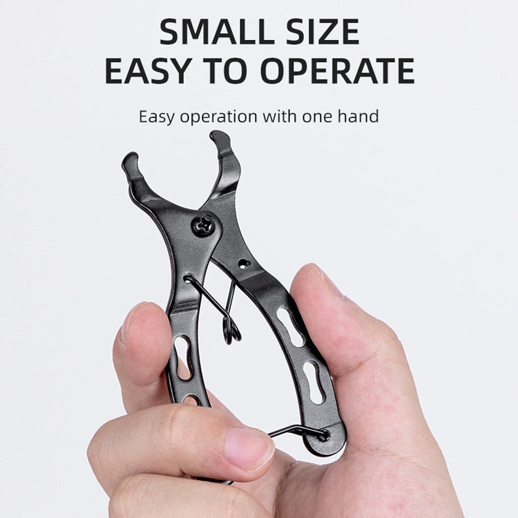 3 PCS Bicycle Mini Chain Fast Release Magic Buckle Pliers Two-Way Bayonet Disassembly Pliers(Black) - Maintenance tools by PMC TechLife | Online Shopping South Africa | PMC TechLife | Buy Now Pay Later Mobicred